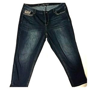 Lane Bryant Size 20 Beaded Capris